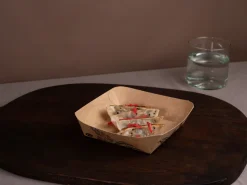 Alga Schale Quadratisch 115 x 115 x 39 mm Braun