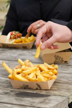 Alga Schale Rechteckig 160 x 85 x 40 mm Braun