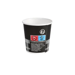 Becher Izza schwarz 12 cl Weiß