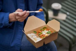 Bio Box 400/480 ml Braun 2-Teilung