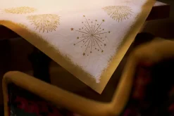 Bio Dunicel® Mitteldecken 84 x 84 cm Sparkly White