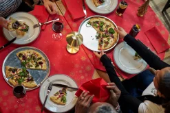 Bio Dunicel® Mitteldecken 84 x 84 cm Shimmer Trees