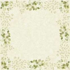 Bio Dunicel® Mitteldecken 84 x 84 cm Paisley leaves