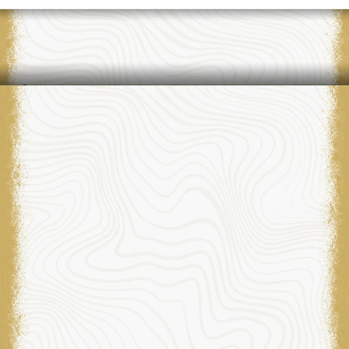 Bio Dunicel® Tête-à-Tête-Tischläufer 0,4 x 24 m Sparkly White