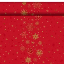 Bio Dunicel® Tête-à-Tête-Tischläufer 0,4 x 24 m Stargazing Red