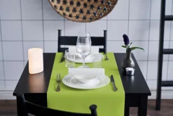 Bio Dunicel® Tête-à-Tête-Tischläufer 0,4 x 24 m Kiwi