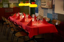 Bio Dunicel® Tête-à-Tête-Tischläufer 0,4 x 24 m Shimmer Trees