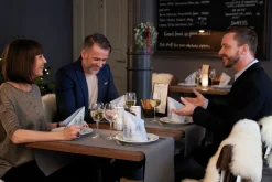 Bio Dunicel® Tête-à-Tête-Tischläufer 0,4 x 24 m Granite Grey