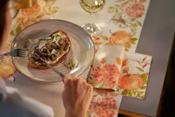 Bio Dunicel® Tête-à-Tête-Tischläufer 0,4 x 24 m Spicy Pumpkin