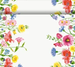 Bio Dunicel® Tête-à-Tête-Tischläufer 0,4 x 24 m Flowy Meadow