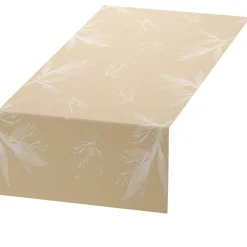 Bio Dunicel® Tête-à-Tête-Tischläufer 0,4 x 24 m Leaves Natural