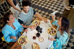 Bio Dunicel®-Mitteldecke 84 x 84 cm Olive Garden