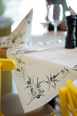 Bio Dunicel®-Mitteldecke 84 x 84 cm Olive Garden