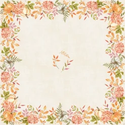 Bio Dunicel®-Mitteldecke 84 x 84 cm Spicy Pumpkin