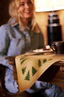 Bio Dunicel®-Mitteldecke 84 x 84 cm Humble trees