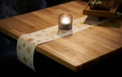 Bio Dunicel®-Tischläufer 0,15 x 20 Stargazing Cream