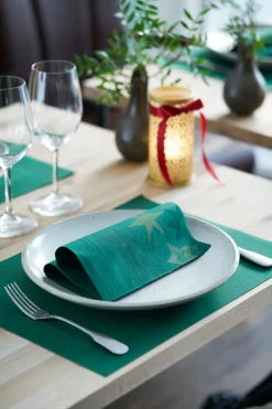 Bio Dunicel®-Tischset 30 x 40 cm Linnea Dark Green