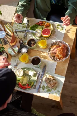 Bio Dunicel®-Tischset 30 x 40 cm Paisley leaves