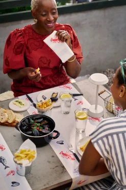 Bio Dunisoft® Serviette 40 x 40 cm Sea Delights