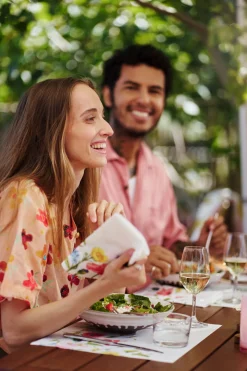 Bio Dunisoft® Serviette 40 x 40 cm Flowy Meadow