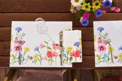 Bio Dunisoft® Serviette 40 x 40 cm Flowy Meadow