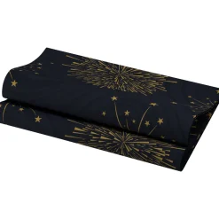 Bio Dunisoft® Serviette 40 x 40 cm Sparkly Black