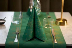 Bio Dunisoft® Serviette 40 x 40 cm Rhombus Green