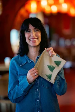 Bio Dunisoft® Serviette 40 x 40 cm Humble trees