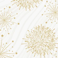 Bio Dunisoft® Serviette 40 x 40 cm Sparkly White