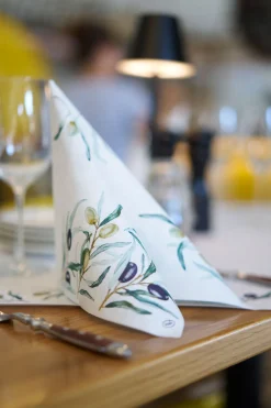 Bio Dunisoft® Serviette 40 x 40 cm Olive Garden