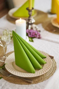 Bio Dunisoft® Serviette 40 x 40 cm Leaf Green