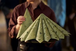 Bio Dunisoft® Serviette 40 x 40 cm Noel Pistachio