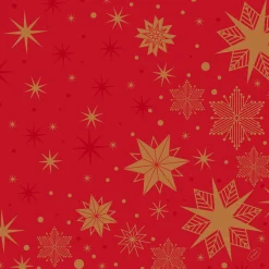 Bio Dunisoft® Serviette 40 x 40 cm Stargazing Red