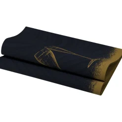 Bio Dunisoft® Serviette 40 x 40 cm Sparkly cheers bl