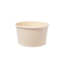 Bio Snackbecher, Bagasse 27 cl Sweet ungeteilt