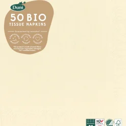 Bio Tissue-Serviette 33 x 33 cm Cream 3-lagig