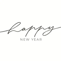 Bio Tissue-Serviette 24 x 24 cm Fresh new year 3-lagig