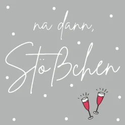 Bio Tissue-Serviette 24 x 24 cm Love 3-lagig