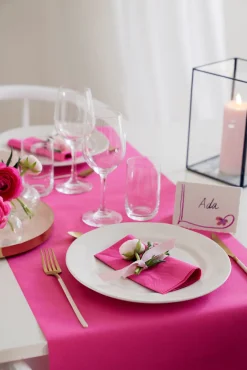 Bio Tissue-Serviette 33 x 33 cm Fuchsia 3-lagig