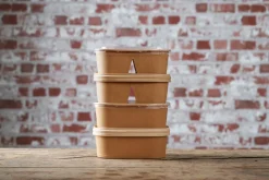 Brick Box Medium 1000 ml Braun ungeteilt