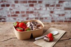 Brick Box Medium 250/250 ml Braun 2-Teilung