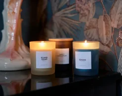 Candle Glass Scented Ø 70 mm 40 Std. Weiß