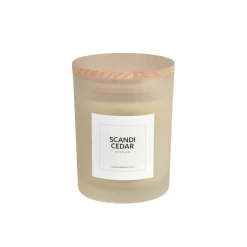 Candle Glass Scented Ø 70 mm 40 Std. Weiß