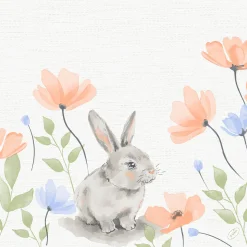 Classic-Serviette 40 x 40 cm Bunny Bloom