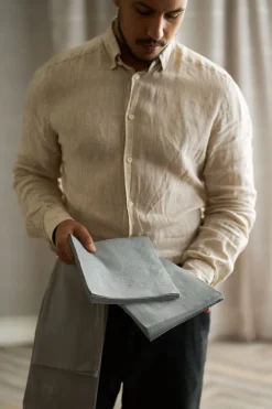 Classic-Serviette 40 x 40 cm Granite Grey