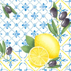 Classic-Serviette 40 x 40 cm Mediterrian