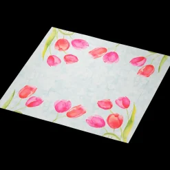 Classic-Serviette 40 x 40 cm Painted Tulips