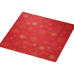 Classic-Serviette 40 x 40 cm Stargazing Red