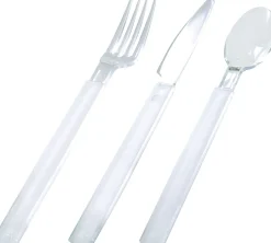 Clear Besteckset, sortiert Mehrweg 18,5/19/18,5 cm Transparent