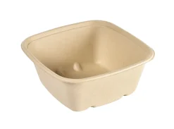 Cube Schale quadratisch 1200 ml Braun ungeteilt